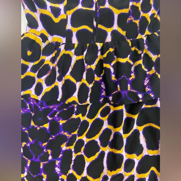 Charlie Jade 100% silk strapless party cocktail dress  Sz XS - Picture 3 of 9